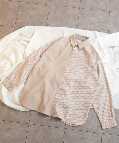 SENSE OF PLACE by URBAN RESEARCH / センスオブプレイス バイ アーバンリサーチ シャツ・ブラウス | チェックウールライクブロックドシャツ | 詳細8