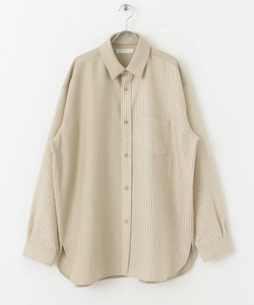 SENSE OF PLACE by URBAN RESEARCH / センスオブプレイス バイ アーバンリサーチ シャツ・ブラウス | チェックウールライクブロックドシャツ | 詳細9