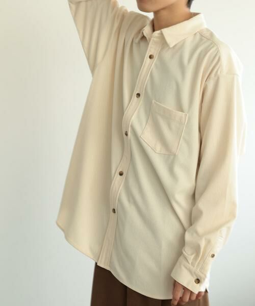 SENSE OF PLACE by URBAN RESEARCH / センスオブプレイス バイ アーバンリサーチ シャツ・ブラウス | コーデュロイルーズシャツ | 詳細1
