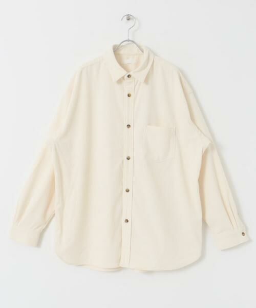 SENSE OF PLACE by URBAN RESEARCH / センスオブプレイス バイ アーバンリサーチ シャツ・ブラウス | コーデュロイルーズシャツ | 詳細8