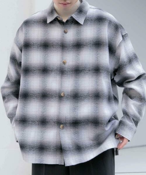 SENSE OF PLACE by URBAN RESEARCH / センスオブプレイス バイ アーバンリサーチ シャツ・ブラウス | オンブレチェックルーズシャツ | 詳細1