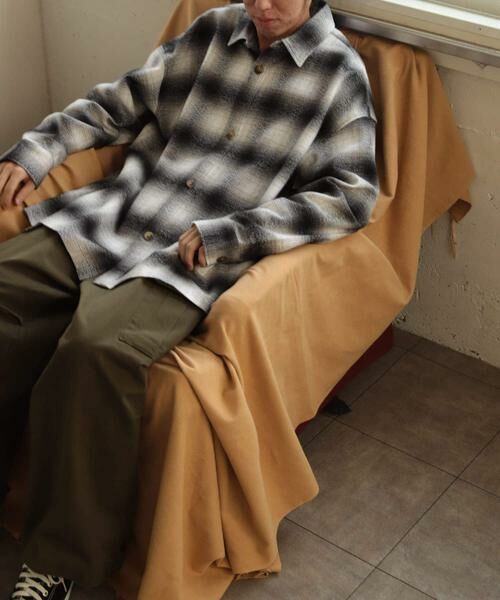 SENSE OF PLACE by URBAN RESEARCH / センスオブプレイス バイ アーバンリサーチ シャツ・ブラウス | オンブレチェックルーズシャツ | 詳細13