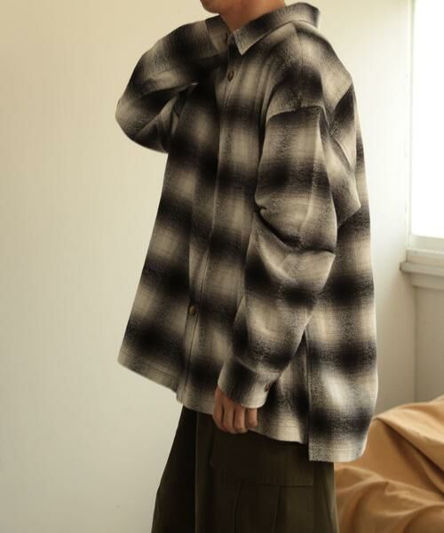 SENSE OF PLACE by URBAN RESEARCH / センスオブプレイス バイ アーバンリサーチ シャツ・ブラウス | オンブレチェックルーズシャツ | 詳細16