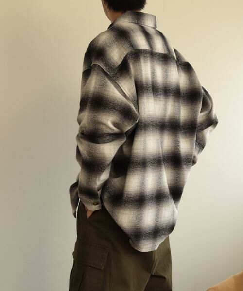 SENSE OF PLACE by URBAN RESEARCH / センスオブプレイス バイ アーバンリサーチ シャツ・ブラウス | オンブレチェックルーズシャツ | 詳細17