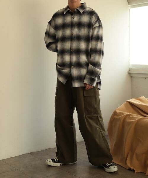 SENSE OF PLACE by URBAN RESEARCH / センスオブプレイス バイ アーバンリサーチ シャツ・ブラウス | オンブレチェックルーズシャツ | 詳細19