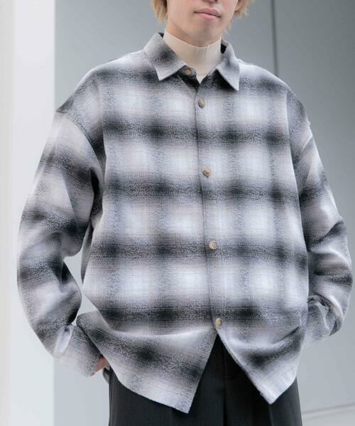 SENSE OF PLACE by URBAN RESEARCH / センスオブプレイス バイ アーバンリサーチ シャツ・ブラウス | オンブレチェックルーズシャツ | 詳細2