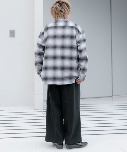 SENSE OF PLACE by URBAN RESEARCH / センスオブプレイス バイ アーバンリサーチ シャツ・ブラウス | オンブレチェックルーズシャツ | 詳細6
