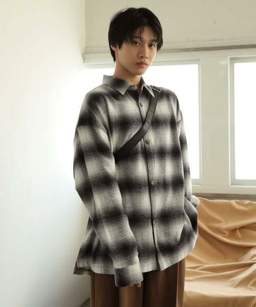 SENSE OF PLACE by URBAN RESEARCH / センスオブプレイス バイ アーバンリサーチ シャツ・ブラウス | オンブレチェックルーズシャツ | 詳細9