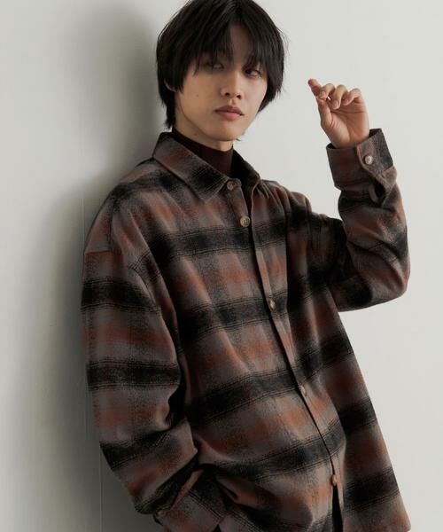 SENSE OF PLACE by URBAN RESEARCH / センスオブプレイス バイ アーバンリサーチ シャツ・ブラウス | オンブレチェックルーズシャツ | 詳細25