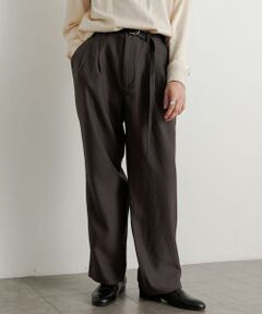SENSE OF PLACE by URBAN RESEARCH / センスオブプレイス バイ アーバンリサーチ その他パンツ | ウールライクダブルタックワイドパンツ
