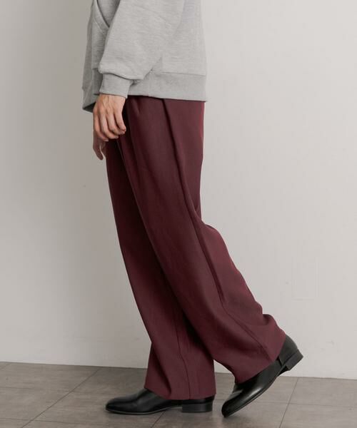 SENSE OF PLACE by URBAN RESEARCH / センスオブプレイス バイ アーバンリサーチ その他パンツ | ウールライクダブルタックワイドパンツ | 詳細11