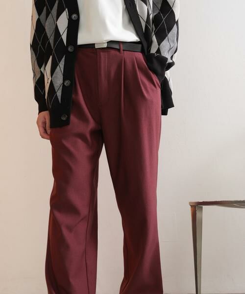 SENSE OF PLACE by URBAN RESEARCH / センスオブプレイス バイ アーバンリサーチ その他パンツ | ウールライクダブルタックワイドパンツ | 詳細16