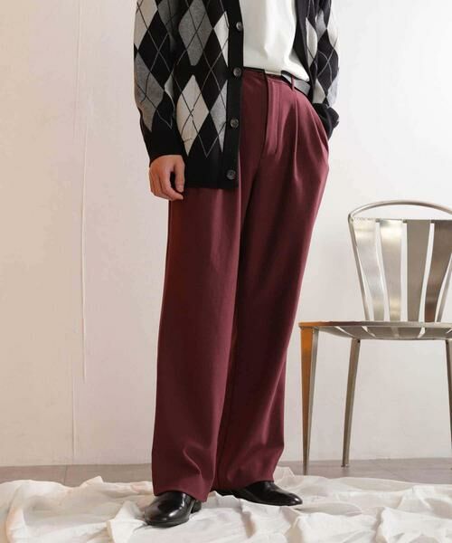 SENSE OF PLACE by URBAN RESEARCH / センスオブプレイス バイ アーバンリサーチ その他パンツ | ウールライクダブルタックワイドパンツ | 詳細17