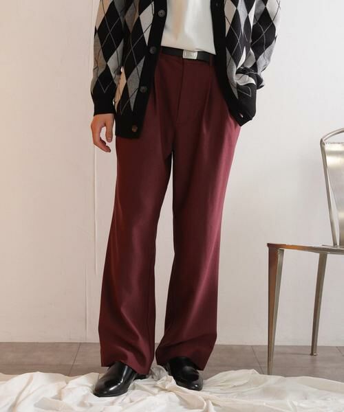 SENSE OF PLACE by URBAN RESEARCH / センスオブプレイス バイ アーバンリサーチ その他パンツ | ウールライクダブルタックワイドパンツ | 詳細19