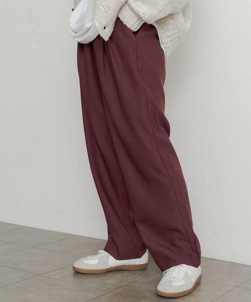 SENSE OF PLACE by URBAN RESEARCH / センスオブプレイス バイ アーバンリサーチ その他パンツ | ウールライクダブルタックワイドパンツ | 詳細2