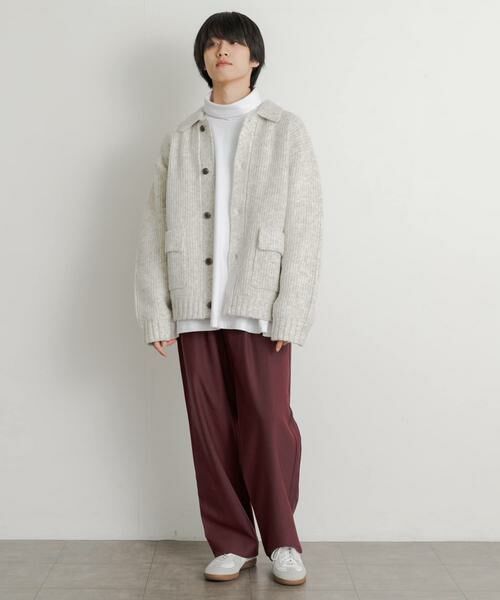 SENSE OF PLACE by URBAN RESEARCH / センスオブプレイス バイ アーバンリサーチ その他パンツ | ウールライクダブルタックワイドパンツ | 詳細5