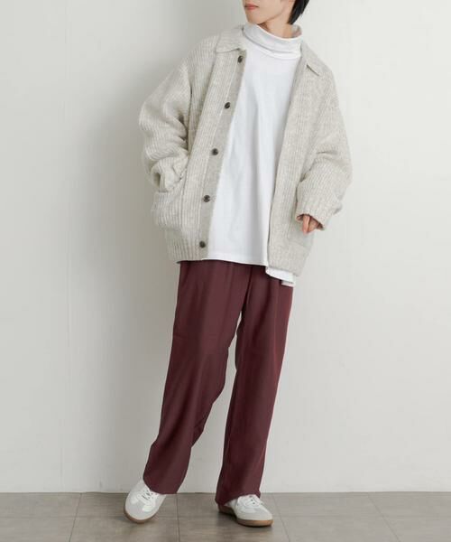 SENSE OF PLACE by URBAN RESEARCH / センスオブプレイス バイ アーバンリサーチ その他パンツ | ウールライクダブルタックワイドパンツ | 詳細6