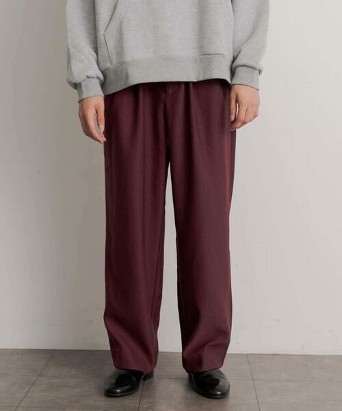 SENSE OF PLACE by URBAN RESEARCH / センスオブプレイス バイ アーバンリサーチ その他パンツ | ウールライクダブルタックワイドパンツ | 詳細8
