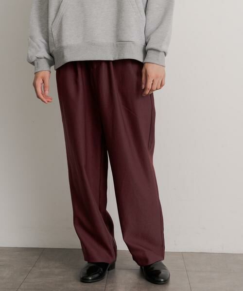 SENSE OF PLACE by URBAN RESEARCH / センスオブプレイス バイ アーバンリサーチ その他パンツ | ウールライクダブルタックワイドパンツ | 詳細9