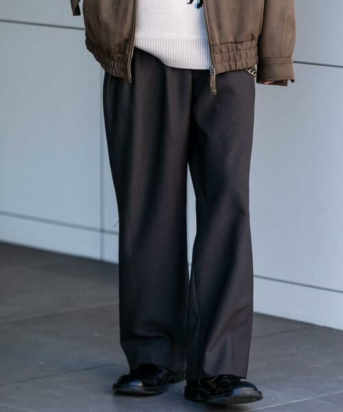 SENSE OF PLACE by URBAN RESEARCH / センスオブプレイス バイ アーバンリサーチ その他パンツ | ウールライクダブルタックワイドパンツ | 詳細29