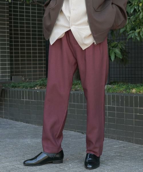 SENSE OF PLACE by URBAN RESEARCH / センスオブプレイス バイ アーバンリサーチ その他パンツ | ウールライクダブルタックテーパードパンツ | 詳細1