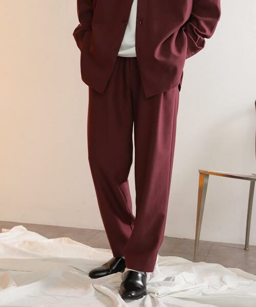 SENSE OF PLACE by URBAN RESEARCH / センスオブプレイス バイ アーバンリサーチ その他パンツ | ウールライクダブルタックテーパードパンツ | 詳細11