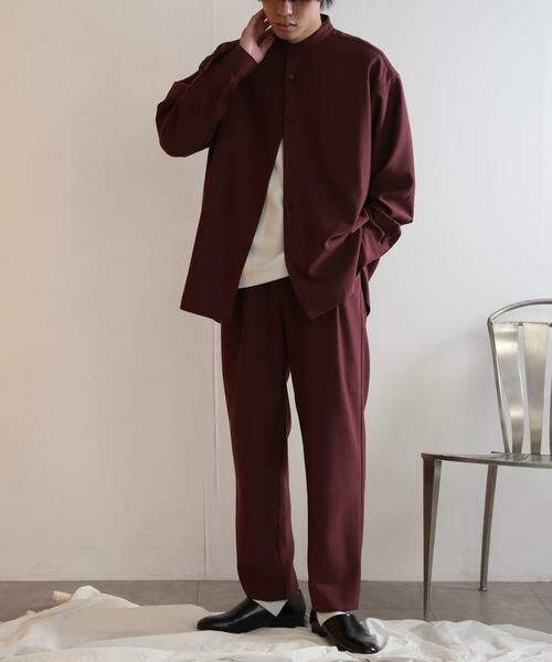 SENSE OF PLACE by URBAN RESEARCH / センスオブプレイス バイ アーバンリサーチ その他パンツ | ウールライクダブルタックテーパードパンツ | 詳細13