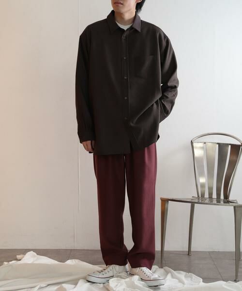 SENSE OF PLACE by URBAN RESEARCH / センスオブプレイス バイ アーバンリサーチ その他パンツ | ウールライクダブルタックテーパードパンツ | 詳細16