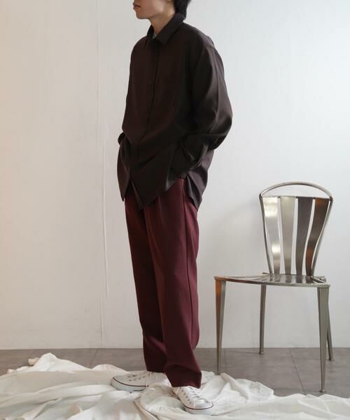 SENSE OF PLACE by URBAN RESEARCH / センスオブプレイス バイ アーバンリサーチ その他パンツ | ウールライクダブルタックテーパードパンツ | 詳細18