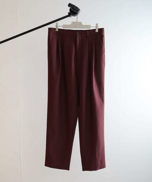 SENSE OF PLACE by URBAN RESEARCH / センスオブプレイス バイ アーバンリサーチ その他パンツ | ウールライクダブルタックテーパードパンツ | 詳細19