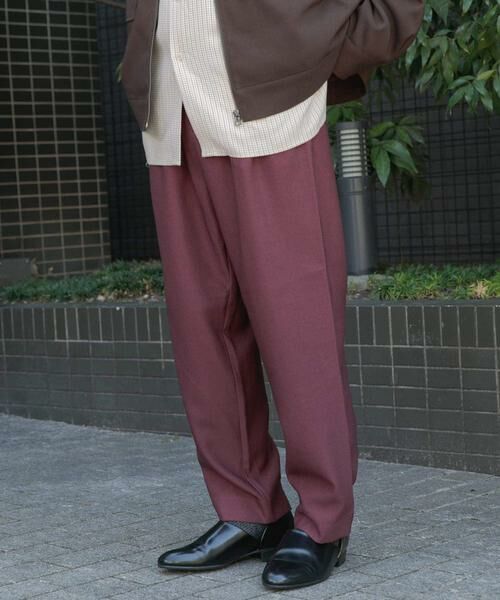 SENSE OF PLACE by URBAN RESEARCH / センスオブプレイス バイ アーバンリサーチ その他パンツ | ウールライクダブルタックテーパードパンツ | 詳細2