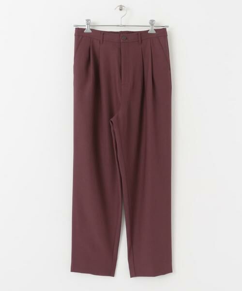 SENSE OF PLACE by URBAN RESEARCH / センスオブプレイス バイ アーバンリサーチ その他パンツ | ウールライクダブルタックテーパードパンツ | 詳細20