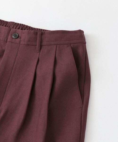 SENSE OF PLACE by URBAN RESEARCH / センスオブプレイス バイ アーバンリサーチ その他パンツ | ウールライクダブルタックテーパードパンツ | 詳細21