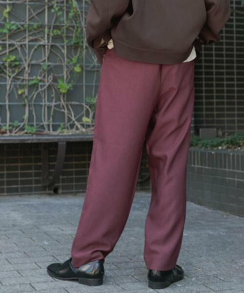 SENSE OF PLACE by URBAN RESEARCH / センスオブプレイス バイ アーバンリサーチ その他パンツ | ウールライクダブルタックテーパードパンツ | 詳細4