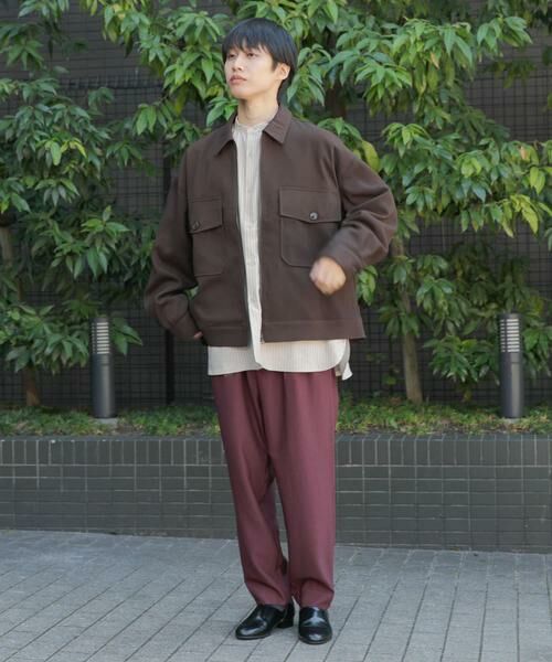 SENSE OF PLACE by URBAN RESEARCH / センスオブプレイス バイ アーバンリサーチ その他パンツ | ウールライクダブルタックテーパードパンツ | 詳細6