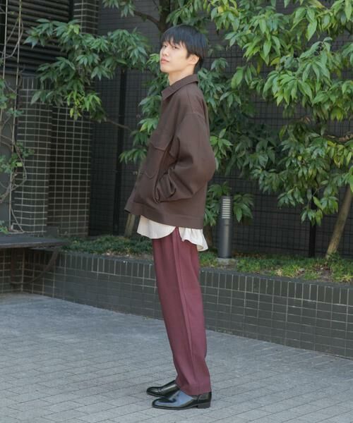 SENSE OF PLACE by URBAN RESEARCH / センスオブプレイス バイ アーバンリサーチ その他パンツ | ウールライクダブルタックテーパードパンツ | 詳細7