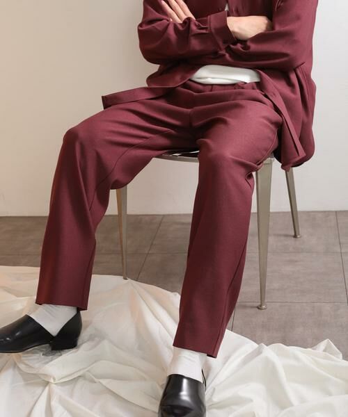 SENSE OF PLACE by URBAN RESEARCH / センスオブプレイス バイ アーバンリサーチ その他パンツ | ウールライクダブルタックテーパードパンツ | 詳細9