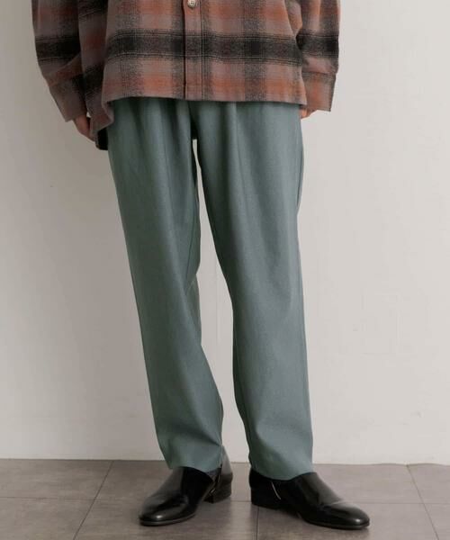 SENSE OF PLACE by URBAN RESEARCH / センスオブプレイス バイ アーバンリサーチ その他パンツ | ウールライクダブルタックテーパードパンツ | 詳細22
