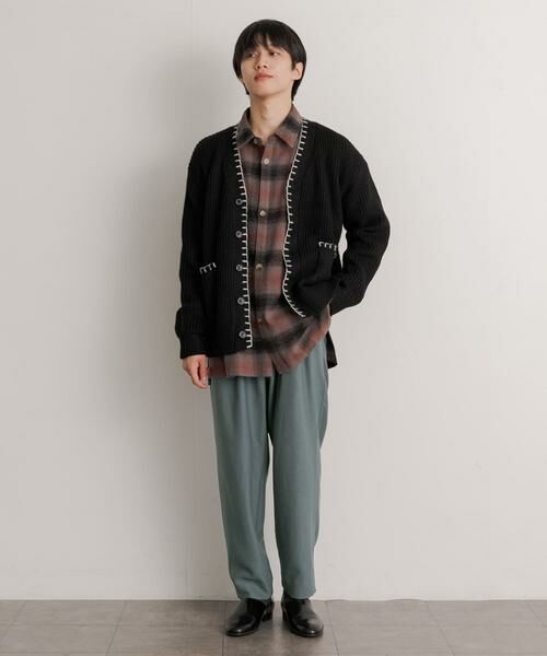 SENSE OF PLACE by URBAN RESEARCH / センスオブプレイス バイ アーバンリサーチ その他パンツ | ウールライクダブルタックテーパードパンツ | 詳細28