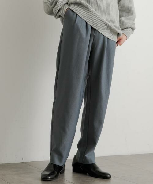 SENSE OF PLACE by URBAN RESEARCH / センスオブプレイス バイ アーバンリサーチ その他パンツ | ウールライクダブルタックテーパードパンツ | 詳細30