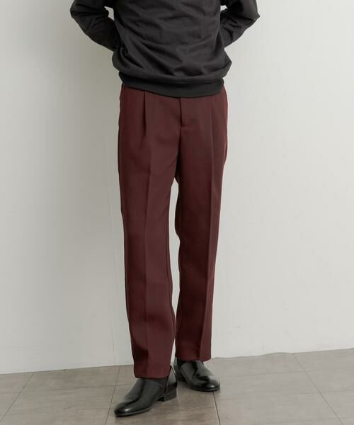 SENSE OF PLACE by URBAN RESEARCH / センスオブプレイス バイ アーバンリサーチ その他パンツ | ハードツイルセンタープレスストレートパンツ | 詳細2