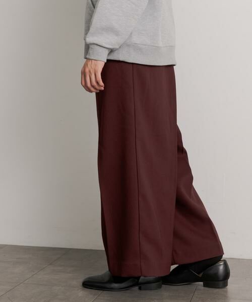 SENSE OF PLACE by URBAN RESEARCH / センスオブプレイス バイ アーバンリサーチ その他パンツ | ハードツイルセンタープレスワイドパンツ | 詳細12