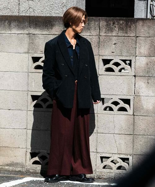 SENSE OF PLACE by URBAN RESEARCH / センスオブプレイス バイ アーバンリサーチ その他パンツ | ハードツイルセンタープレスワイドパンツ | 詳細17