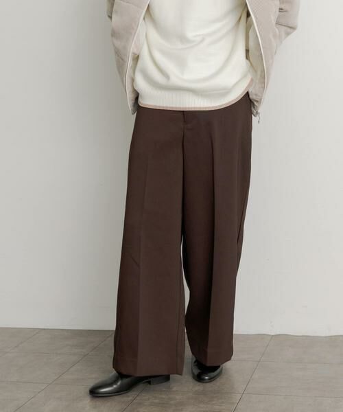 SENSE OF PLACE by URBAN RESEARCH / センスオブプレイス バイ アーバンリサーチ その他パンツ | ハードツイルセンタープレスワイドパンツ | 詳細21