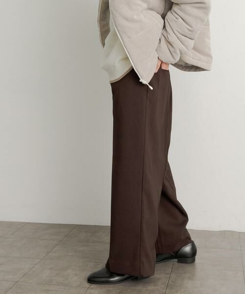 SENSE OF PLACE by URBAN RESEARCH / センスオブプレイス バイ アーバンリサーチ その他パンツ | ハードツイルセンタープレスワイドパンツ | 詳細23