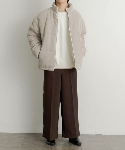 SENSE OF PLACE by URBAN RESEARCH / センスオブプレイス バイ アーバンリサーチ その他パンツ | ハードツイルセンタープレスワイドパンツ | 詳細25