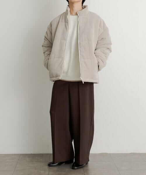 SENSE OF PLACE by URBAN RESEARCH / センスオブプレイス バイ アーバンリサーチ その他パンツ | ハードツイルセンタープレスワイドパンツ | 詳細26