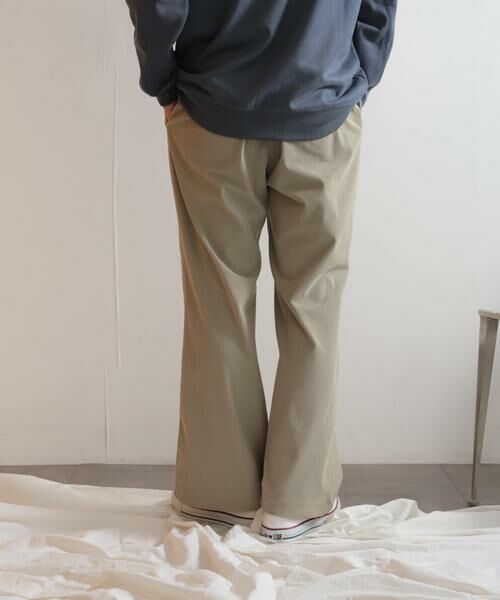 SENSE OF PLACE by URBAN RESEARCH / センスオブプレイス バイ アーバンリサーチ その他パンツ | 『セットアップ対応』 コーデュロイタックワイドパンツ | 詳細4