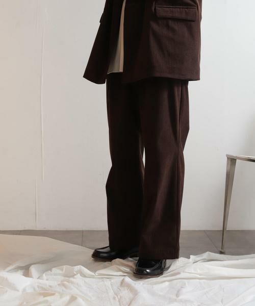 SENSE OF PLACE by URBAN RESEARCH / センスオブプレイス バイ アーバンリサーチ その他パンツ | 『セットアップ対応』 コーデュロイタックワイドパンツ | 詳細14