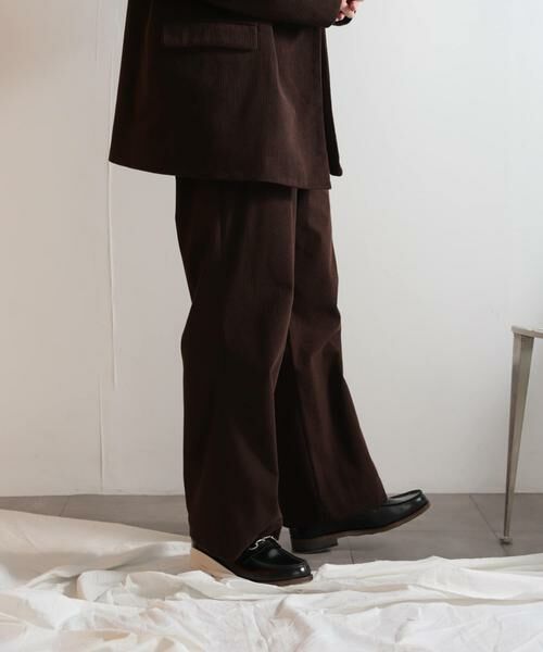 SENSE OF PLACE by URBAN RESEARCH / センスオブプレイス バイ アーバンリサーチ その他パンツ | 『セットアップ対応』 コーデュロイタックワイドパンツ | 詳細17